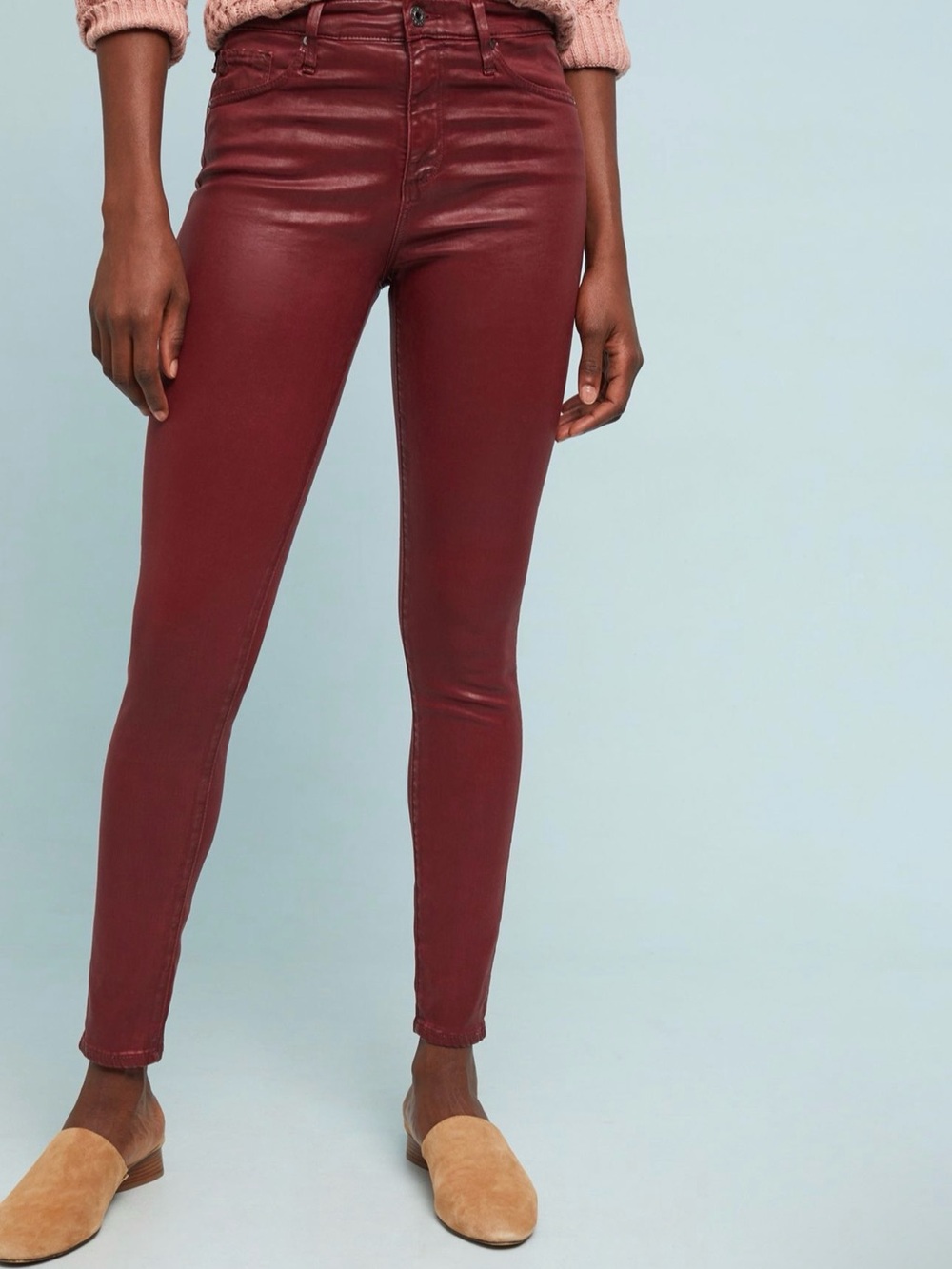 NWT AG The Farrah High Rose Skinny Ankle Jeans Sz 26
